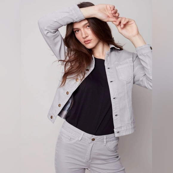 Charlie B Printed Reversible Jean Jacket - Picture 9 of 17